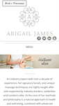 Mobile Screenshot of abigailjames.com